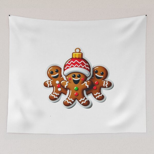 Item preview, Funny Gingerbread Christmas Characters - Delightful T-Shirts & Gifts collection on Redbubble designed and sold by MiszungART.