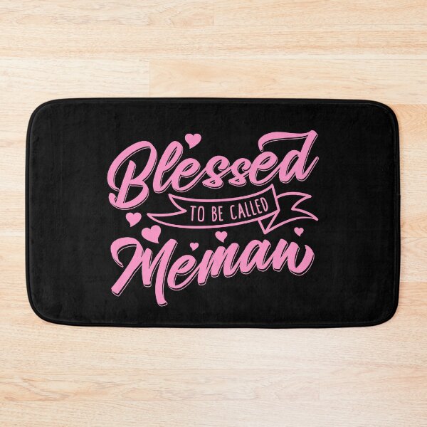Item preview, BLESSED TO BE CALLED MEMAW Pink Hearts Ribbon Grandma designed and sold by Darling DeDe.