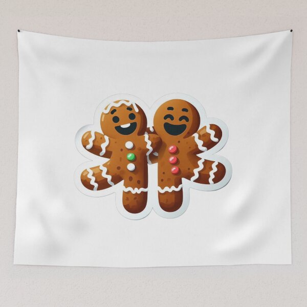 Item preview, Funny Gingerbread Christmas Characters - Delightful T-Shirts & Gifts collection on Redbubble designed and sold by MiszungART.