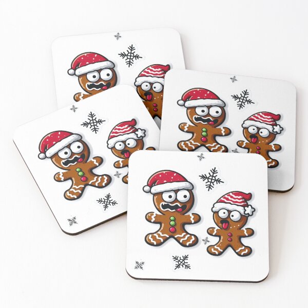 Item preview, Funny Gingerbread Christmas Characters - Delightful T-Shirts & Gifts collection on Redbubble designed and sold by MiszungART.