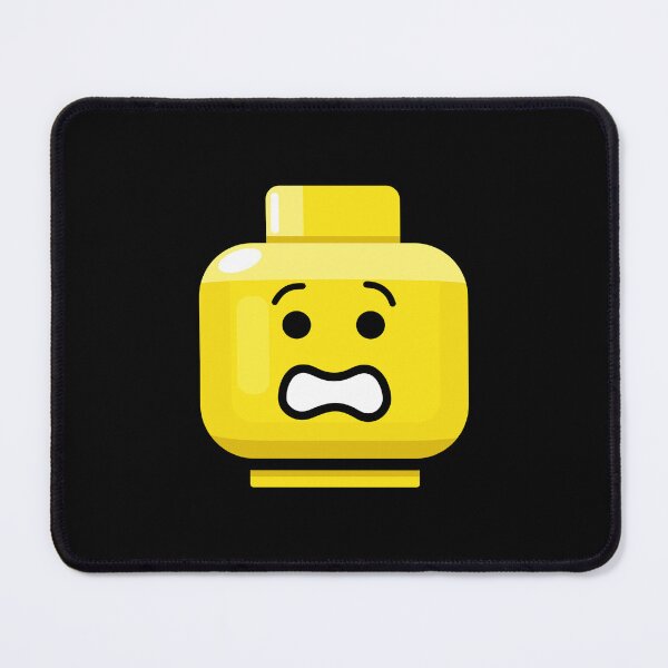 Item preview, Brick Toy Head Yellow Funny Face designed and sold by Kubala Designs.