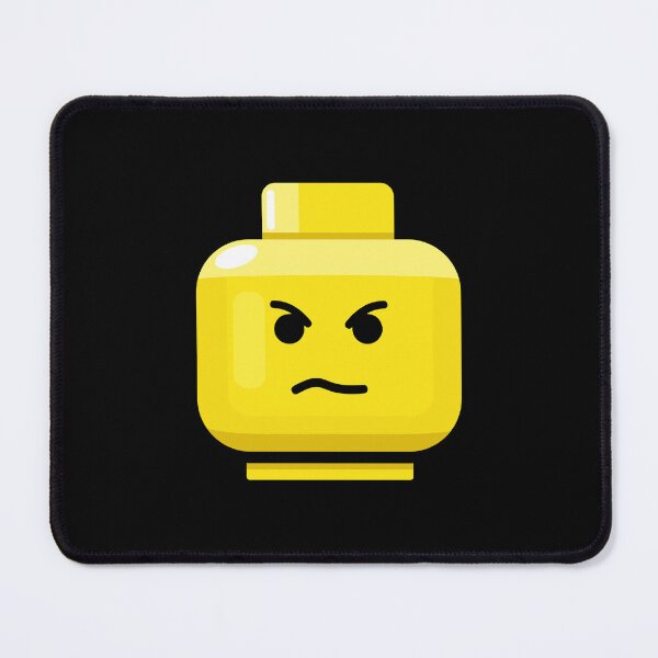 Item preview, Brick Toy Head Yellow Funny Face designed and sold by Kubala Designs.