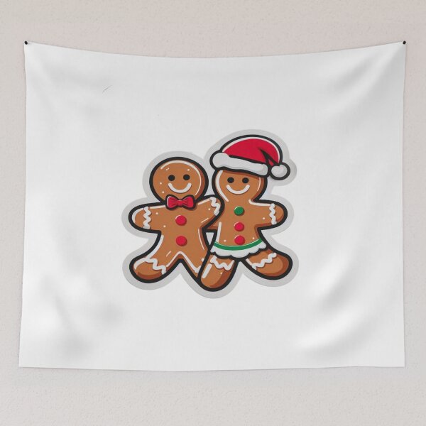 Item preview, Funny Gingerbread Christmas Characters - Delightful T-Shirts & Gifts collection on Redbubble designed and sold by MiszungART.