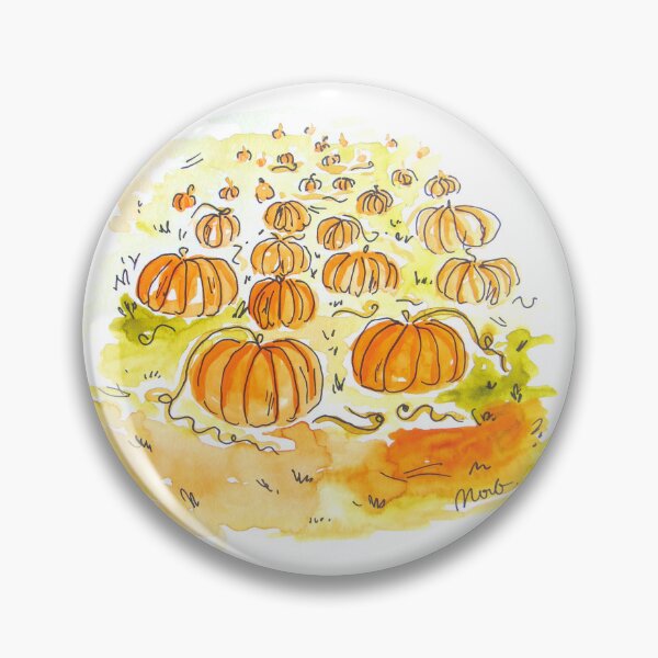 Item preview, Pumpkin Field  designed and sold by Margwizart.