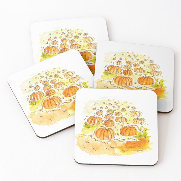 Item preview, Pumpkin Field  designed and sold by Margwizart.