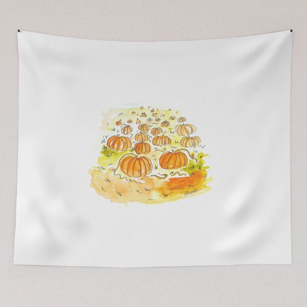 Item preview, Pumpkin Field  designed and sold by Margwizart.