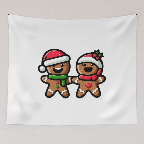 Item preview, Funny Gingerbread Christmas Characters - Delightful T-Shirts & Gifts collection on Redbubble designed and sold by MiszungART.