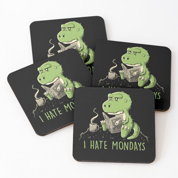 Item preview, I Hate Mondays - Funny Sarcasm Cute Dinosaur Gift designed and sold by koalateess.