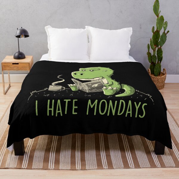Item preview, I Hate Mondays - Funny Sarcasm Cute Dinosaur Gift designed and sold by koalateess.