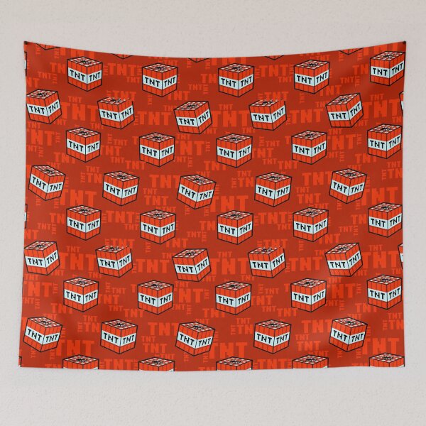 Item preview, Minecraft TNT Pattern Texture designed and sold by Kubala Designs.