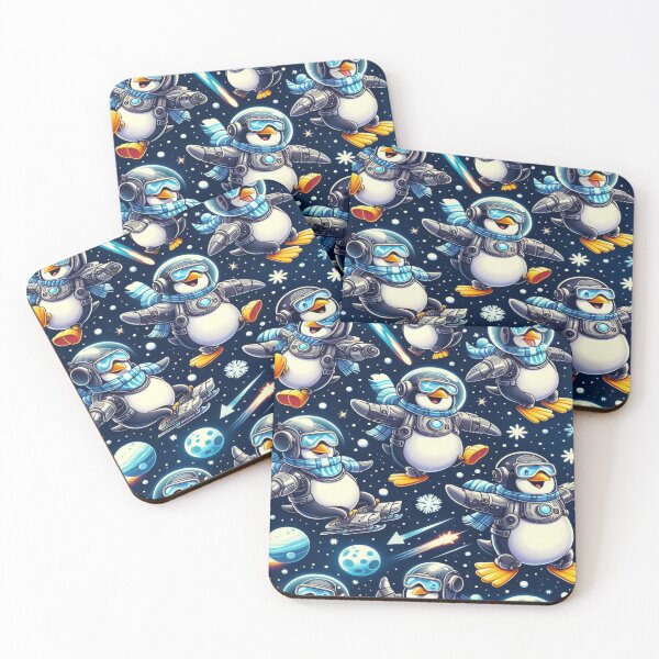Item preview, Intergalactic Penguin Squad designed and sold by Imaginarium of Chaos falcon88 .