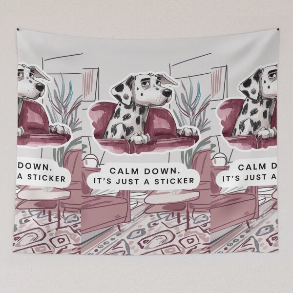Item preview, Dogs - Calm Down It's.... designed and sold by CanvasCarousel.