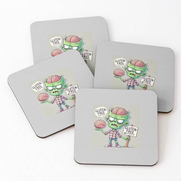 Item preview, Gluten-Free Zombie – Health-Conscious Brain Eater designed and sold by ANIARTONLINE.