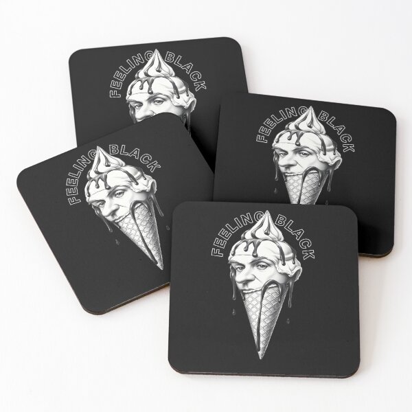 Item preview, Feeling Black Expressive Ice Cream designed and sold by dogboxstudio.