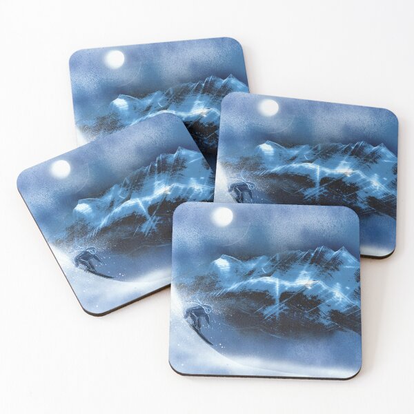 Item preview, Snowboarding in the Moonlight designed and sold by Jason Girard.