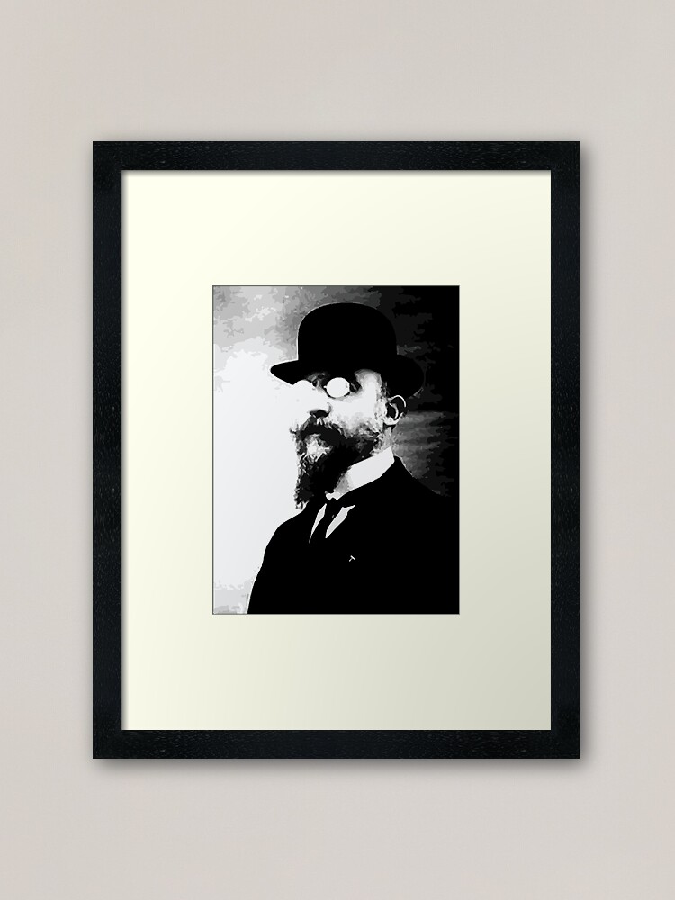 Alternate view of Erik Satie - classical music Framed Art Print