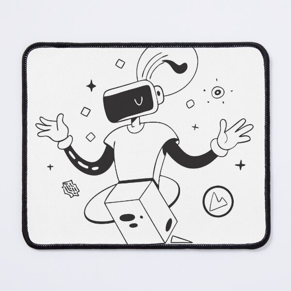Item preview, Futuristic AI Girl - Minimalist Line Art for Modern Alternative Style designed and sold by Bleak Shirt.