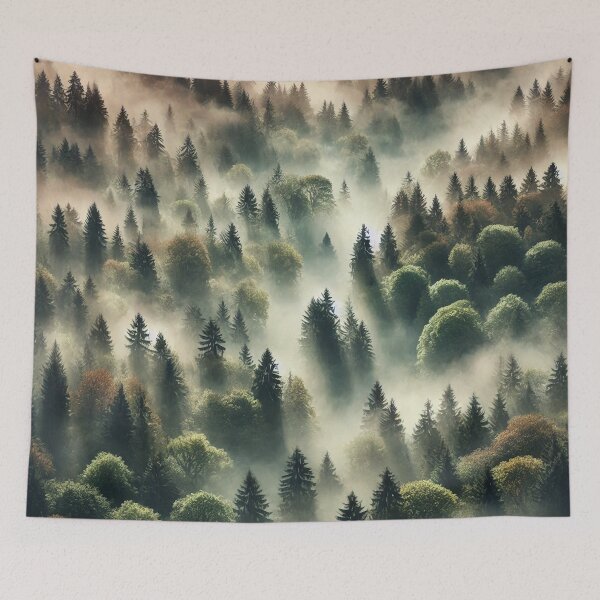 Item preview, Enchanted Forest: Misty Treetop View designed and sold by Suzana Djordjevic.