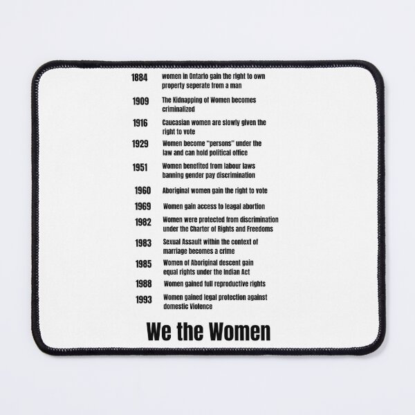 Item preview, We the Women - Canadian women's rights history designed and sold by Ember-Ivy-Co.