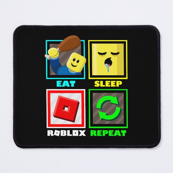 Item preview, Eat Sleep Roblox Repeat Roblox Funny Gamer Design designed and sold by Kubala Designs.