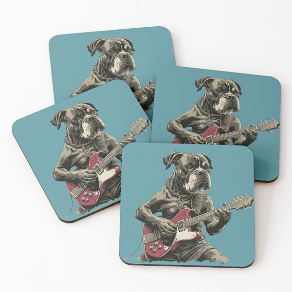 Item preview, Boxer Dog Rockstar designed and sold by NiRia Spot.
