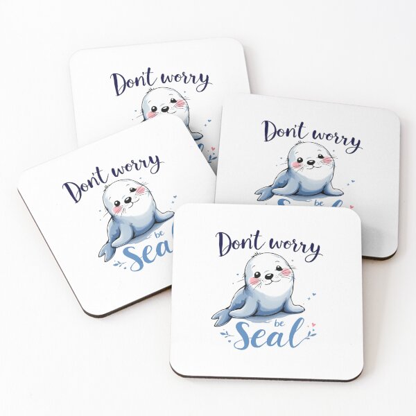 Item preview, Don't worry, be seal designed and sold by jkrphoto.