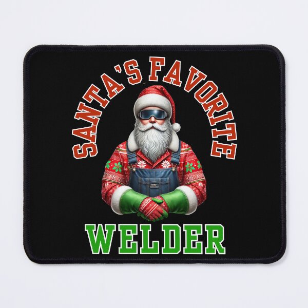 Item preview, Santa's Favorite Welder Christmas T-Shirt – Festive Holiday Shirt for Welders designed and sold by BlankCanvasHaHa.
