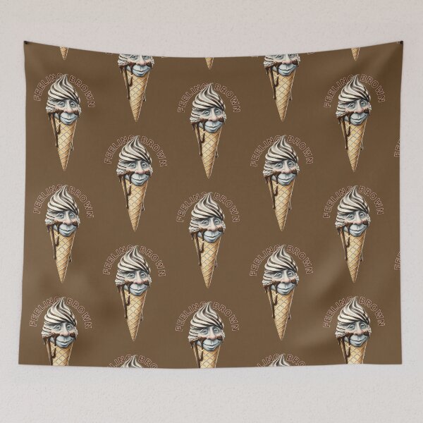 Item preview, Feeling Brown Expressive Ice Cream designed and sold by dogboxstudio.