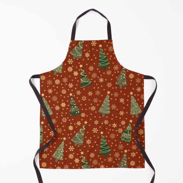 Item preview, Christmas pattern with fir trees designed and sold by ReflectedCrafts.