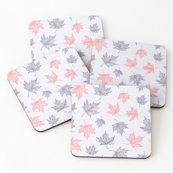 Item preview, Red & Navy Maple Leaf Pattern designed and sold by Kevin Luckham.