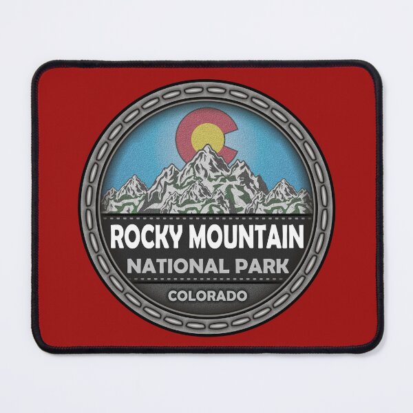 Item preview, Rocky Mountain National Park Colorado stitching effect designed and sold by studioss76.