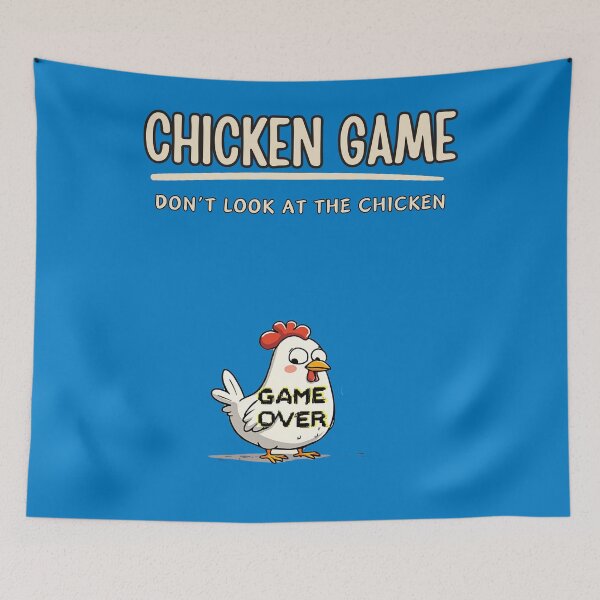 Item preview, Chicken Game Don't Look At The Chicken Funny Chicken designed and sold by MERCH HQ.