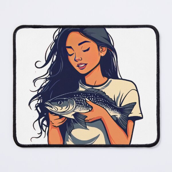 Item preview, Woman hold me fish designed and sold by Brendon987.