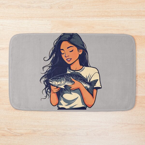 Item preview, Woman hold me fish designed and sold by Brendon987.