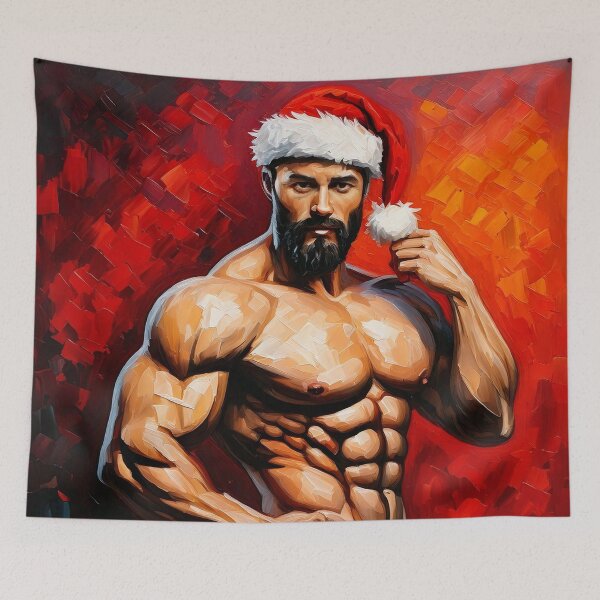Item preview, Modern Sexy Santa Claus designed and sold by ArtFactoryAI.