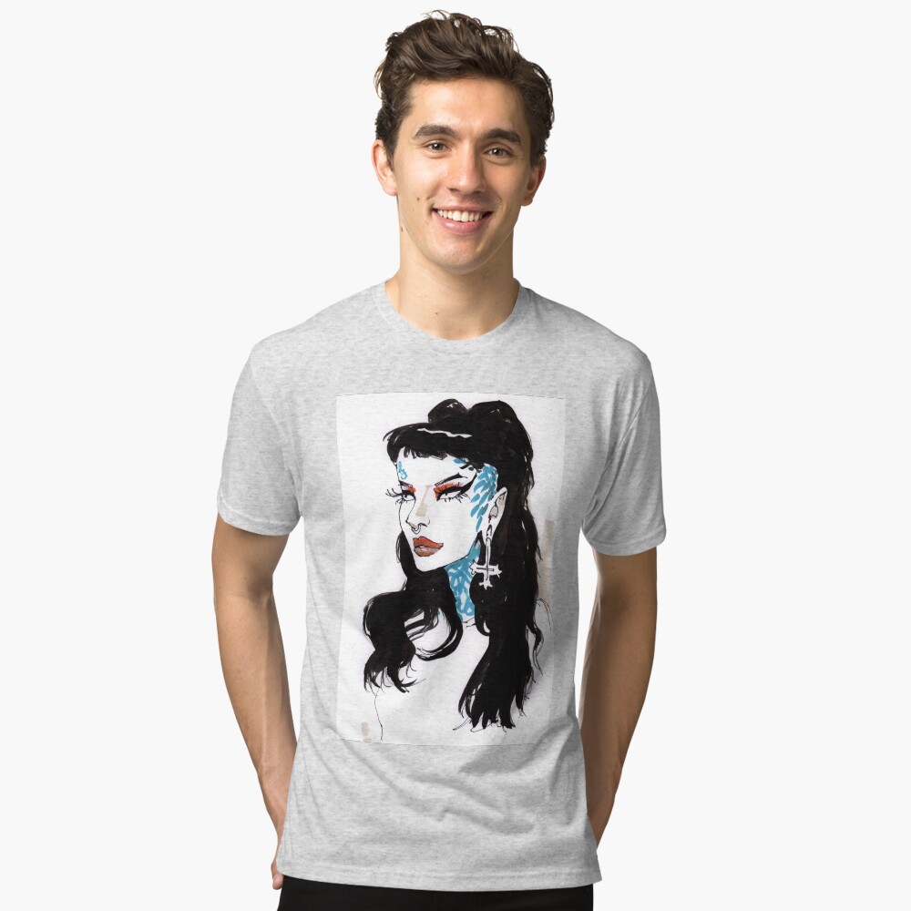 Item preview, Tri-blend T-Shirt designed and sold by MrChuckles.