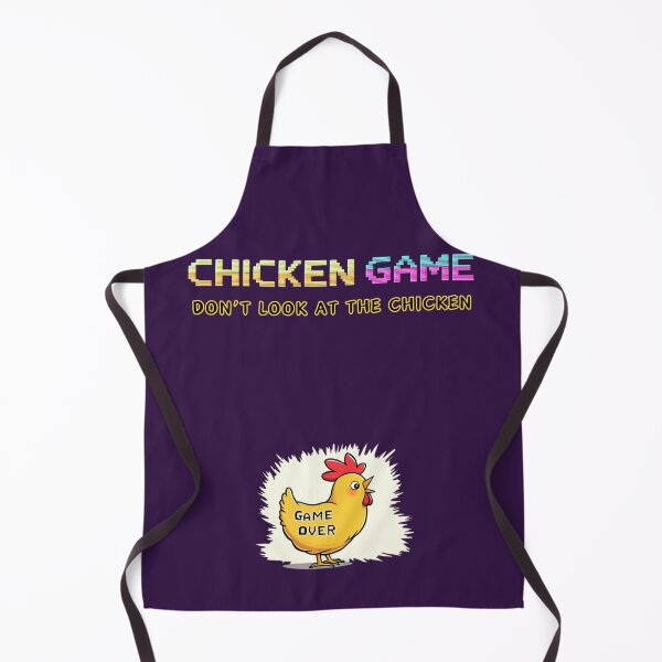 Item preview, 80's style Chicken Game Don't Look At The Chicken Funny Chicken designed and sold by MERCH HQ.