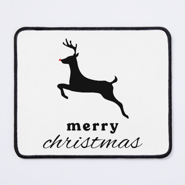 Item preview, Merry Christmas Reindeer Simple Line Art designed and sold by Magnolia Valley Art.