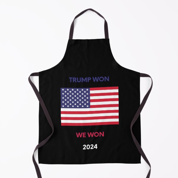 Item preview, Trump Won We Won 2024 Patriotic American Flag designed and sold by Watercolored-Me.