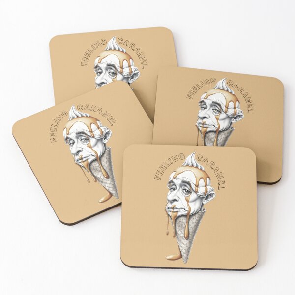 Item preview, Feeling Caramel Expressive Ice Cream designed and sold by dogboxstudio.