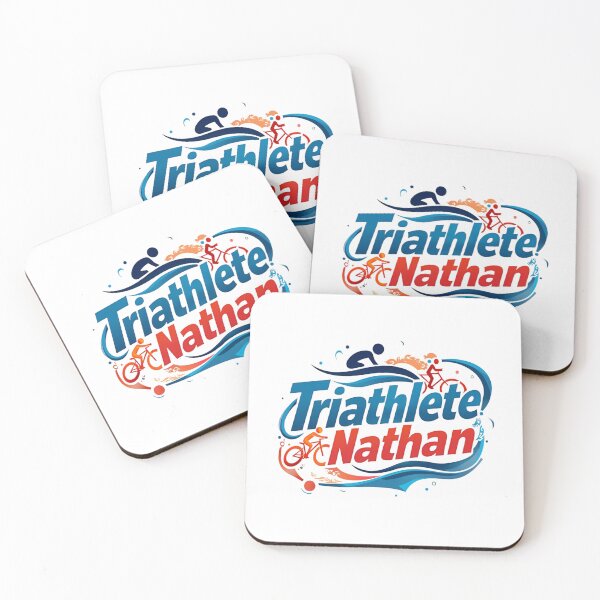 Item preview, Dynamic Triathlete Nathan - Swim, Bike, Run designed and sold by Triathlongram.