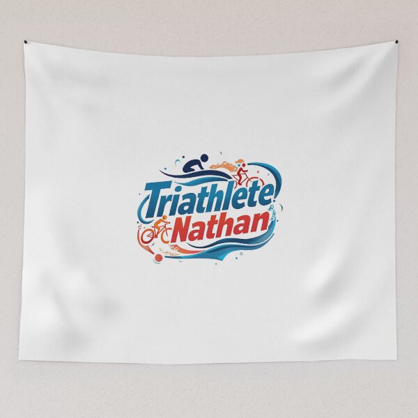 Item preview, Dynamic Triathlete Nathan - Swim, Bike, Run designed and sold by Triathlongram.