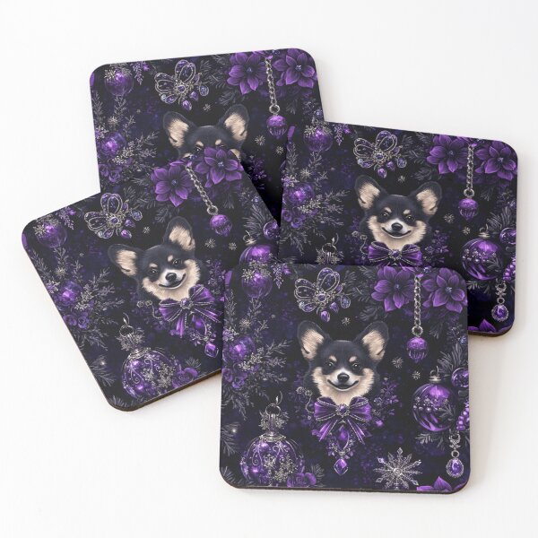 Item preview, Holiday Shiba Pattern designed and sold by Nocturne  Paws.