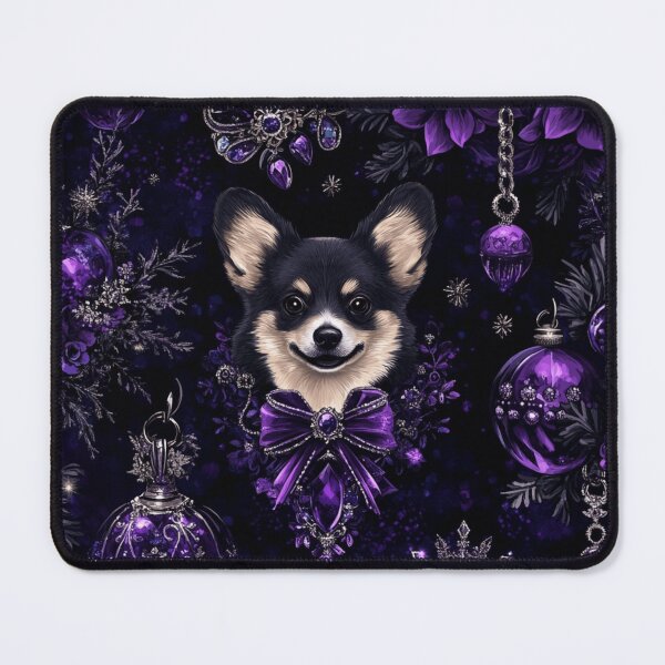 Item preview, Holiday Shiba Pattern designed and sold by Nocturne Paws.