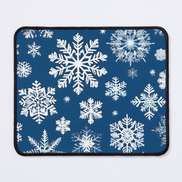 Item preview, Glittering snowflake pattern designed and sold by Fab-Haven.