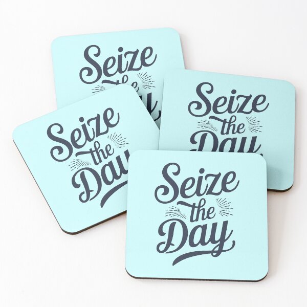 Item preview, Seize the Day Inspirational Typography designed and sold by serein32.