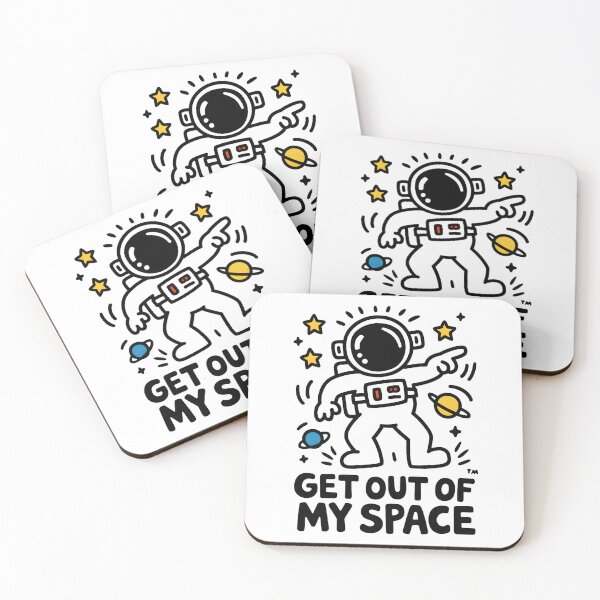 Item preview, Get out of my space designed and sold by GGZebra.