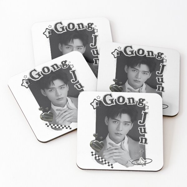 Item preview, Gong Jun C-Drama Actor Black and White Collage Design designed and sold by AJUNICE STUDIO.