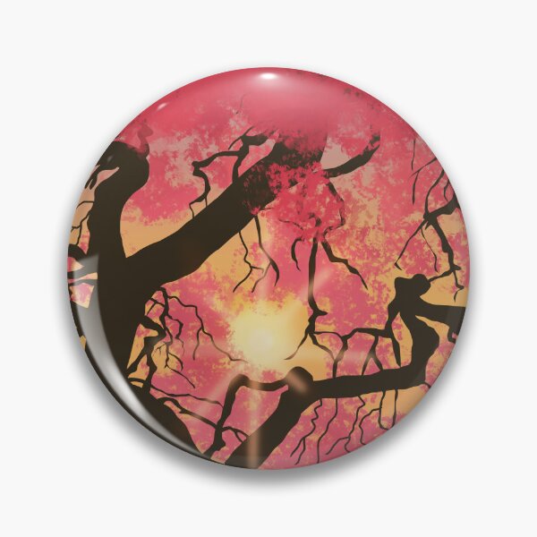 Item preview, Spring Tree Silhouette at Sunset with Wild Flowers  designed and sold by Artistic  Touch.