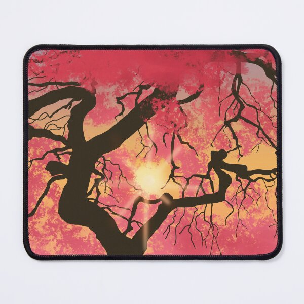 Item preview, Spring Tree Silhouette at Sunset with Wild Flowers designed and sold by Artistic Touch.